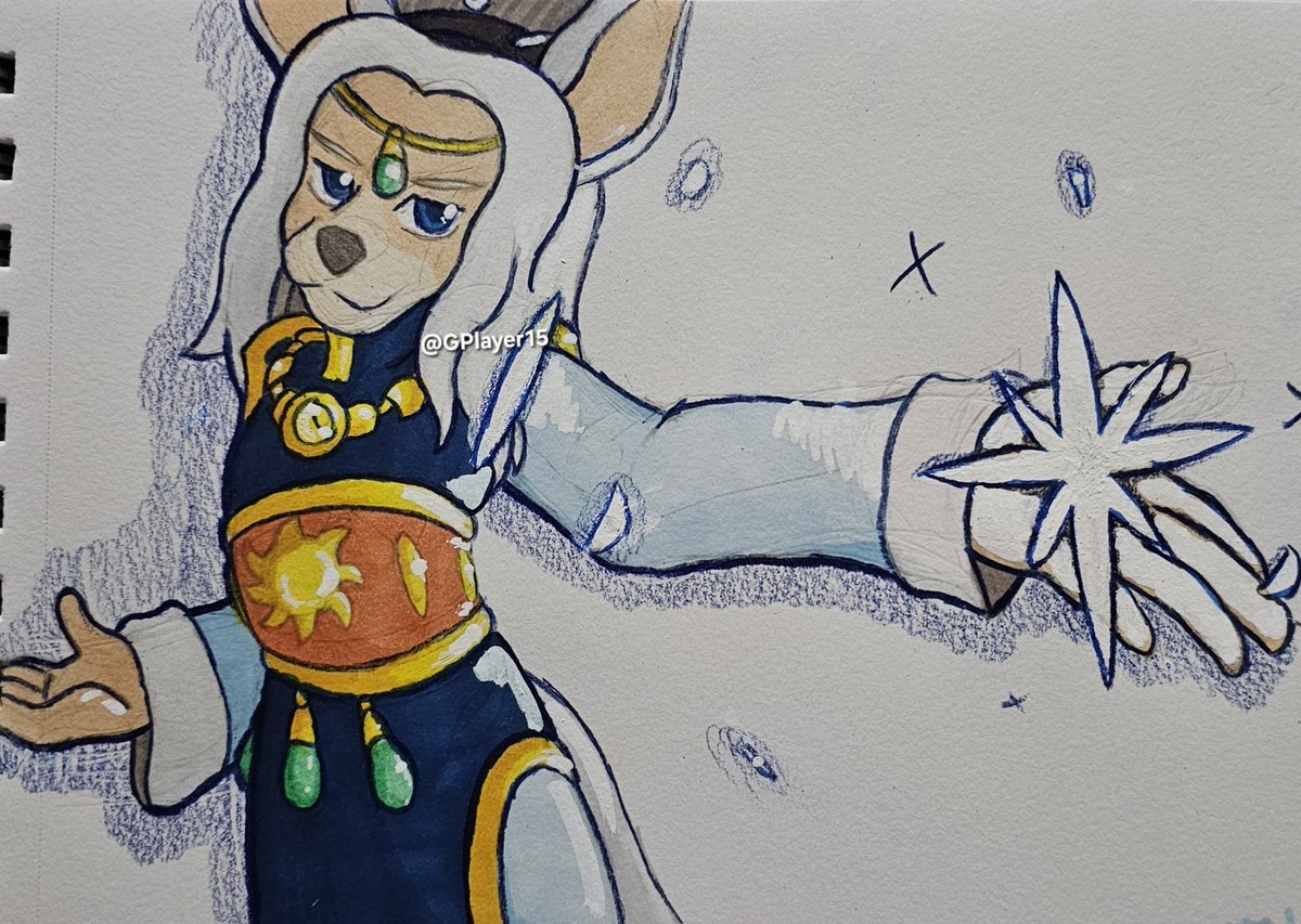 GPlayer15's tweet image. The paths you walk are in the stars 🌟🐶

#ninokuni2 #hauling #furry #furryart