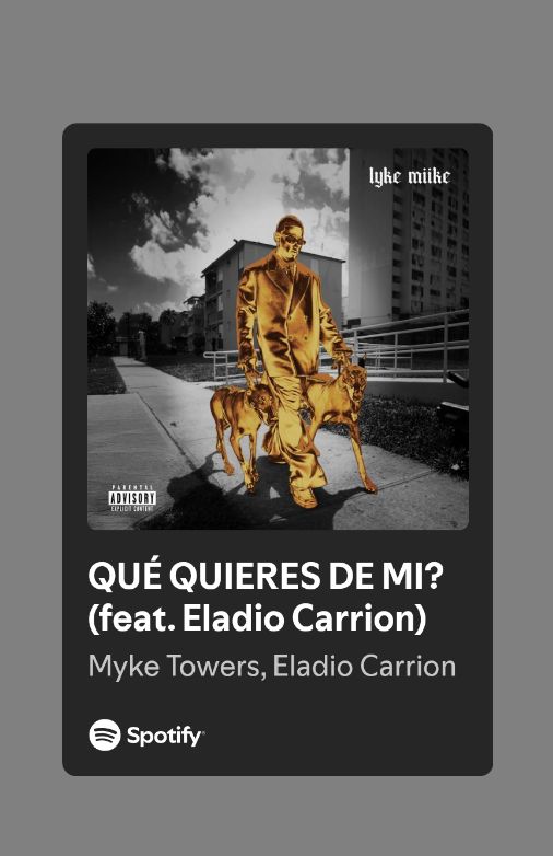 Siempre que se juntan Eladio Carrion y Myke Towers sale un himno para la historia.