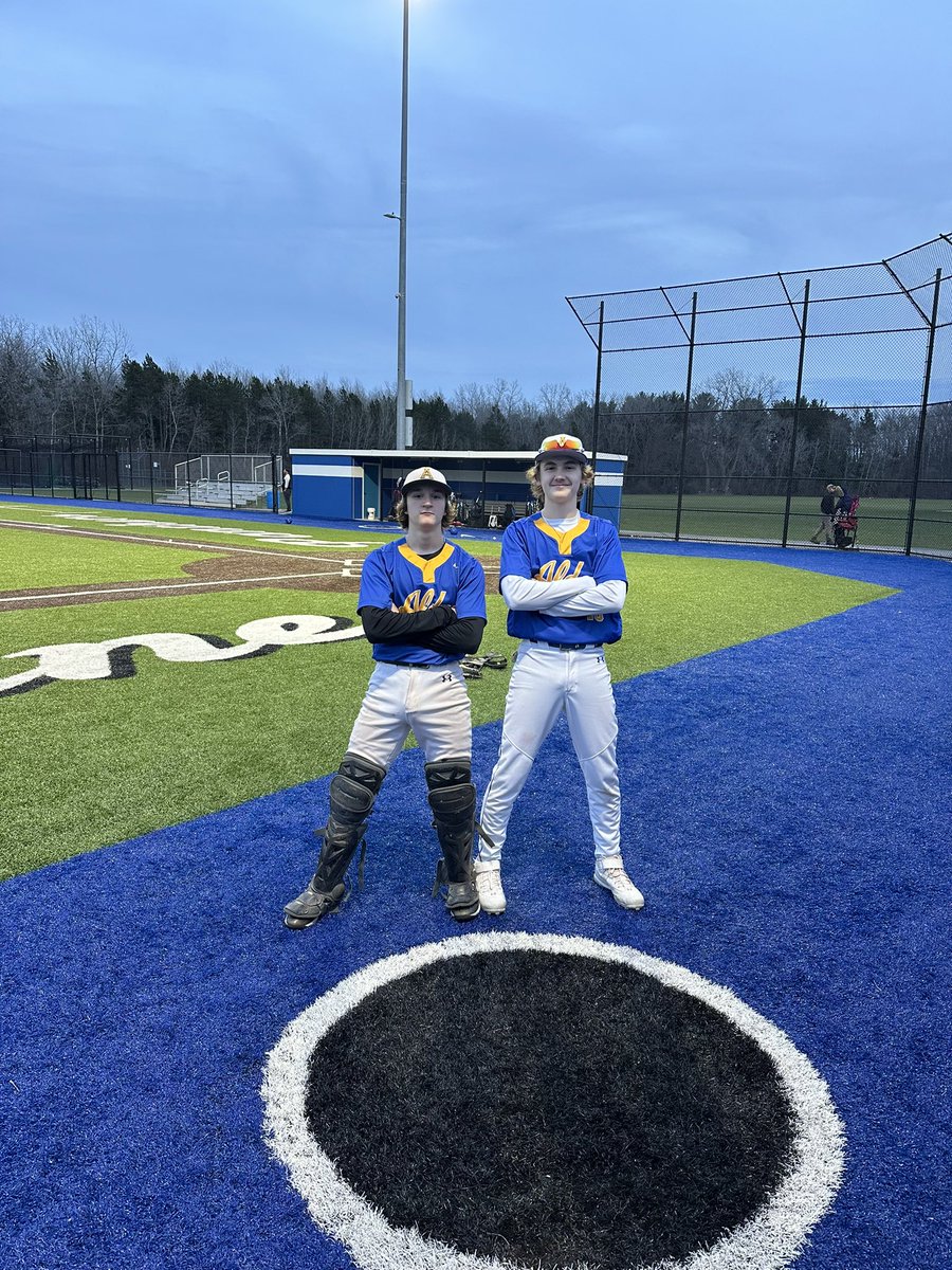 The boys travelled to Newfane tonight for their season opener and are bringing home a 13-5 win. Solid pitching all around by <a href="/TannerLund15/">Tanner Lund</a> , Baker and <a href="/BrodyPeres60992/">Brody Peresan</a>.

Syracuse: 3/5, 2 HR, 3B, 6 RBI
<a href="/RyanKurek524/">Ryan Kurek</a> 1/3, HR, 2 RBI