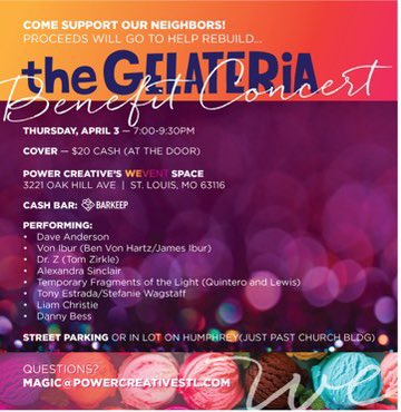 Come on down the concert is about to start!