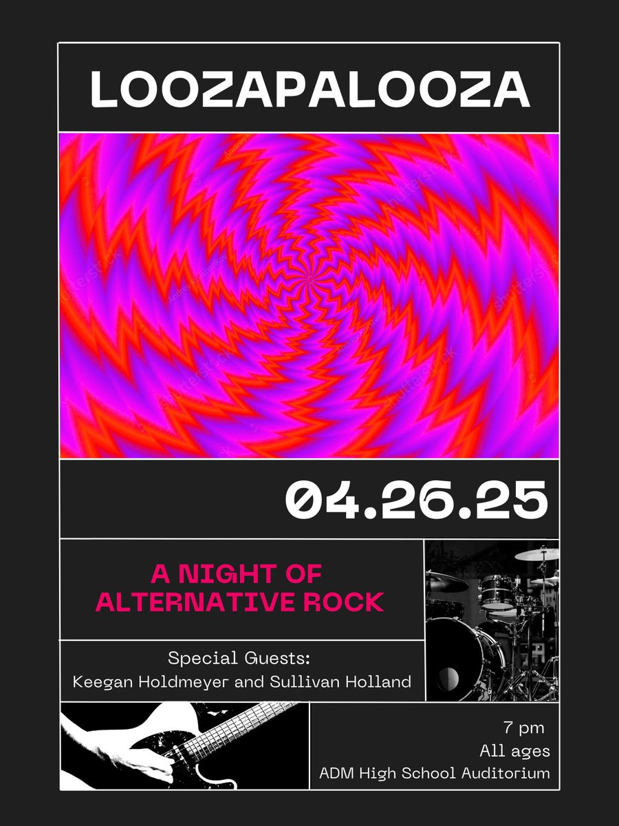 Get loud, and get ready to join this local band for a performance made possible by a few of our very talented musicians!