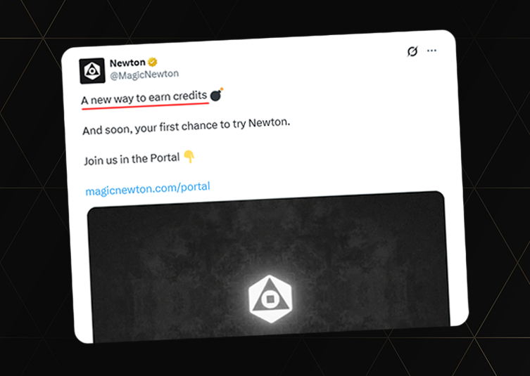 Crypto_Pranjal's tweet photo. Magic Newton Update: New Way to Earn Free Credits! 🔥

Magic Newton just dropped a new game on the portal called "MAGICSWEEPER", and it's now another way to earn free credits daily.

✅ Play here: https://t.co/KLsVVZAX6Q

You get up to 3 plays per day.

Still figuring out how it works, but you can already jump in and start earning credits right away.