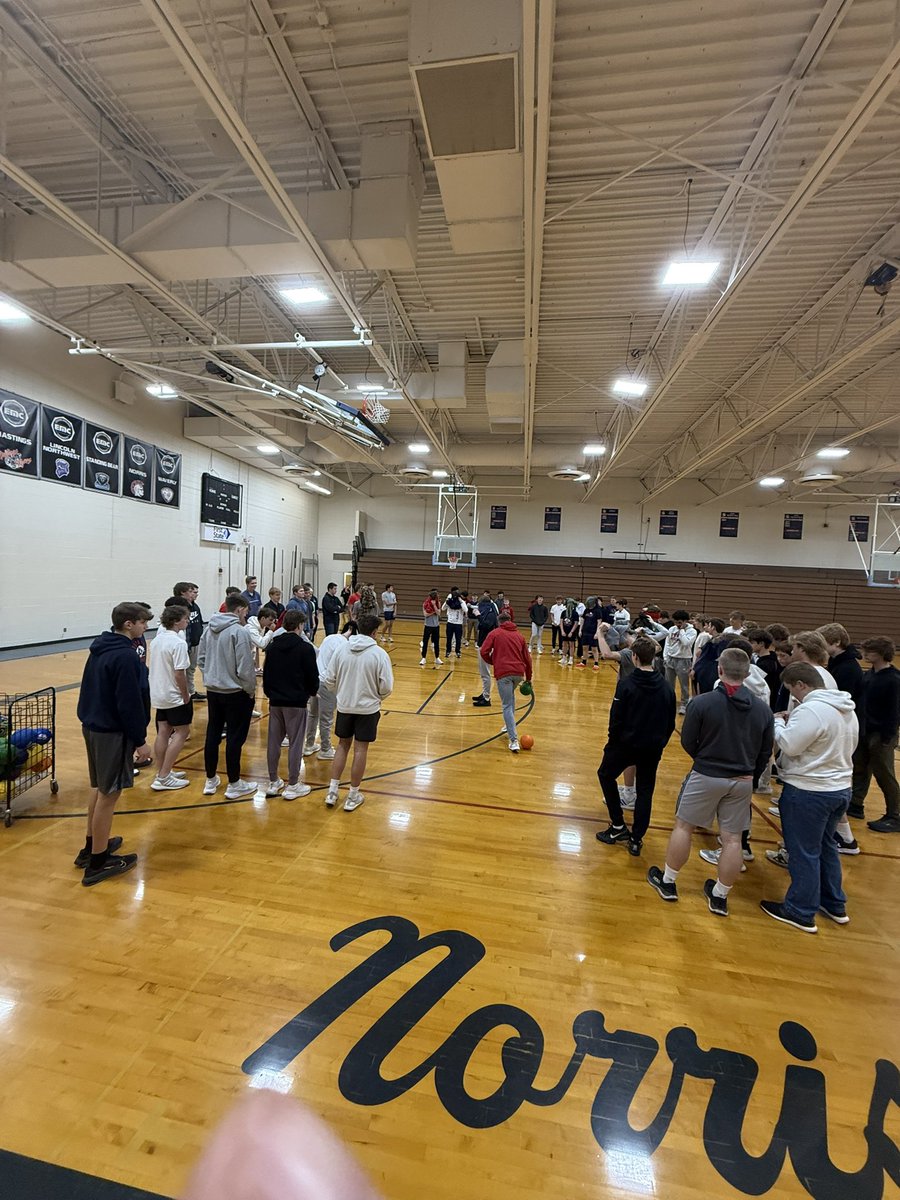 NorrisFootball's tweet photo. Week 2 of Leadership Class!

“Everybody’s got plans until they get hit.” - Mike Tyson

#TEAM https://t.co/43C2c8Z56c