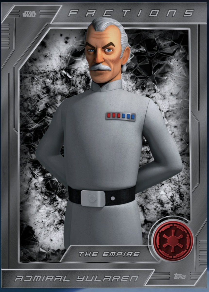 IPonderosa (Veers Acolyte) (@_iponderosa_) on Twitter photo Dear <a href="/ToppsSWCT/">Star Warsâ˘: Card Trader by ToppsÂŽ</a>,
The ISB requests that you correct the Factions card to Colonel Yularen, as he never held an Admiral's rank whilst serving the Empire and Imperial Security Bureau.
Regards, Inspector Gadd Jeht, ISB Dear <a href="/ToppsSWCT/">Star Warsâ˘: Card Trader by ToppsÂŽ</a>,
The ISB requests that you correct the Factions card to Colonel Yularen, as he never held an Admiral's rank whilst serving the Empire and Imperial Security Bureau.
Regards, Inspector Gadd Jeht, ISB