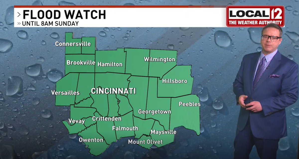 I don't ever recall a Flood Watch over my last 20 years of forecasting here lasting 4+ days. But here it is. This Flood Watch runs through Sunday morning. Many area rivers are expected to go into Flood Stage this weekend with some even going into Moderate Flood Stage. <a href="/Local12/">Local 12/WKRC-TV</a>