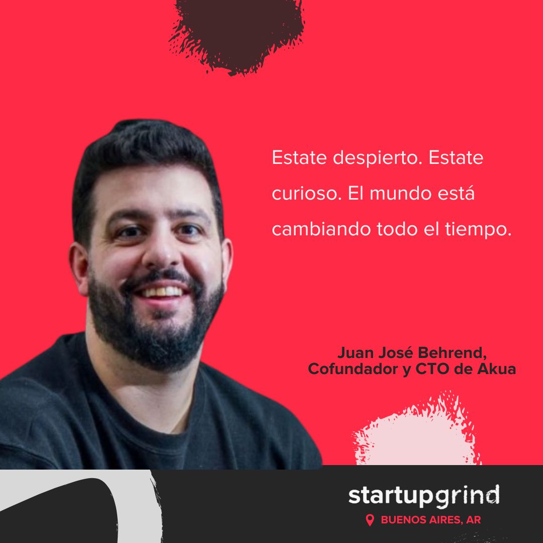Startup Grind Buenos Aires (@startupgrindba) on Twitter photo "Estate despierto. Estate curioso. El mundo está cambiando todo el tiempo."
Así lo dice <a href="/jjbehrend/">Juan Jose Behrend</a> , Cofundador de <a href="/akua_tech/">Akua</a>, en nuestra entrevista en colaboración con InspirAcción Podcast.
🎙️ No te la pierdas → bit.ly/SGAkua
Hosts: @solyacuariana <a href="/Adolfodiazgram/">Adolfo Diaz</a> "Estate despierto. Estate curioso. El mundo está cambiando todo el tiempo."
Así lo dice <a href="/jjbehrend/">Juan Jose Behrend</a> , Cofundador de <a href="/akua_tech/">Akua</a>, en nuestra entrevista en colaboración con InspirAcción Podcast.
🎙️ No te la pierdas → bit.ly/SGAkua
Hosts: @solyacuariana <a href="/Adolfodiazgram/">Adolfo Diaz</a>