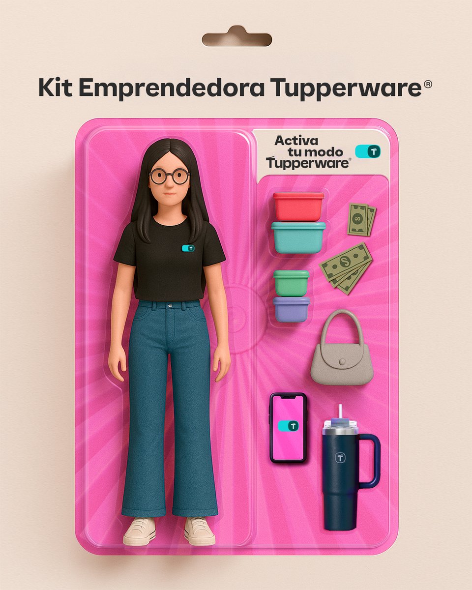 Haz que este kit se vuelva realidad para ti y empieza tu camino al éxito. ✨
Activa tu modo Tupperware: bit.ly/3RrftZY

#Tupperware #EmprendedorasTupperware
