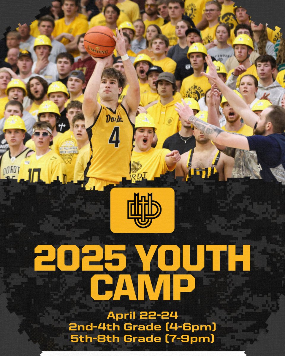 DordtHoops's tweet image. CAMP WITH THE DEFENDERS!
Youth Camp is only a few weeks away! Get signed up today ⬇️⬇️⬇️
godordt.com/registrations/…