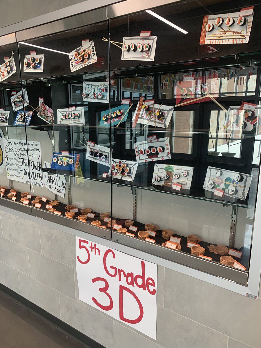 1-week away from Cullen’s School-wide event, the “Power of Cullen”! Join Thursday April 10 from 5:00-7:00 to see the amazing work from our cubs Events include: 3rd Grade a musical program; ALL Campus Art Show; Book Fair Family night; IDEAS (GT) Showcase… and more!
<a href="/HaysFineArts/">Hays CISD Fine Arts</a>