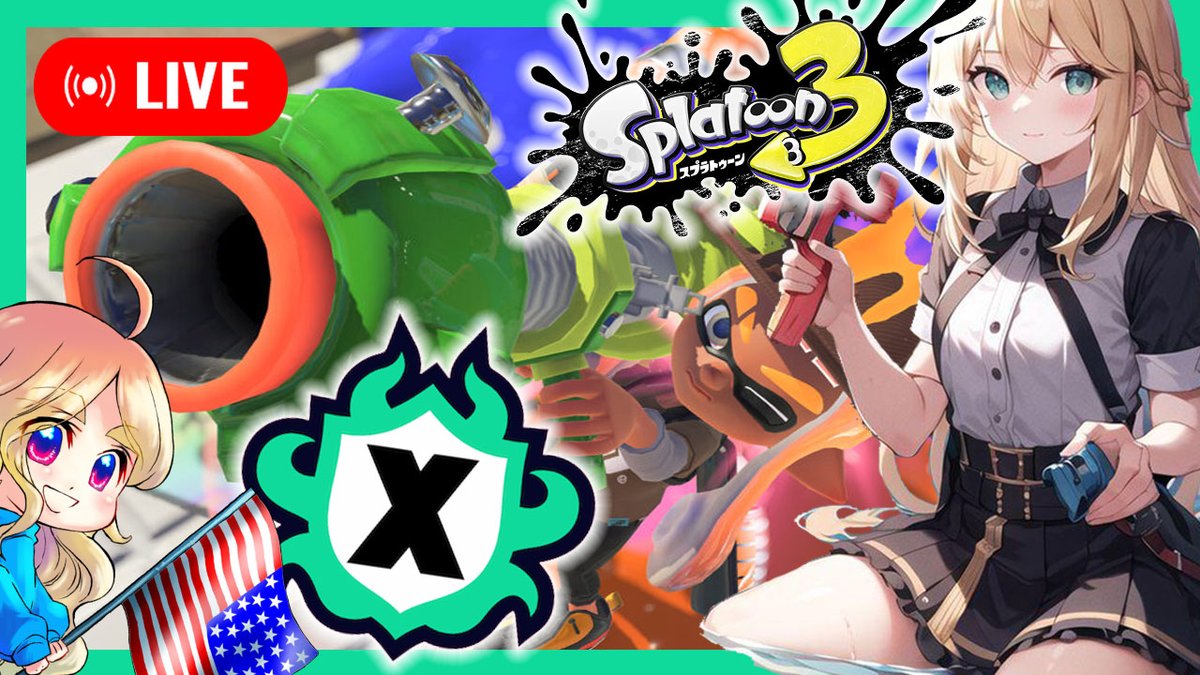 kinopy2kuma's tweet photo. スプラ3 Xマッチ配信✨計測✨やるよ!
Will livestreaming X Battle!
https://t.co/JVmerXBjdg
🎨スプラ3🎨🦑Spla3🦑
(CA in USA) April 3rd (THU) 5:30pm~
(NY in USA) April 3rd (THU) 8:30pm~
(JAPAN) 4/4(金)朝9時30分~
#スプラトゥーン3 #スプラ3 #Spla3 #Splatoon3 https://t.co/ptG9AJs9xF