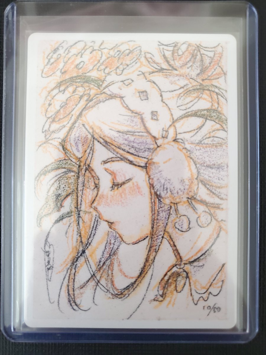 emboldenXIV's tweet image. Another day, another artist proof. This one was acquired from another collector. I hope @tsubonari_8 is able to work on proofs from their most recent Secret Lair. I would love to collect a few of those cards, too.