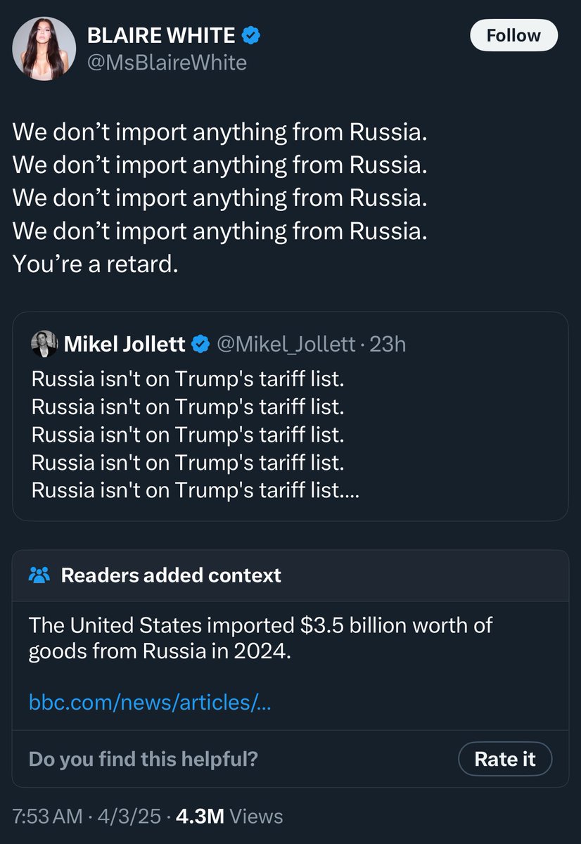 briantylercohen's tweet photo. Oh, to have to confidence of a Trump supporter who has no clue what she’s talking about. https://t.co/or096nCUD0