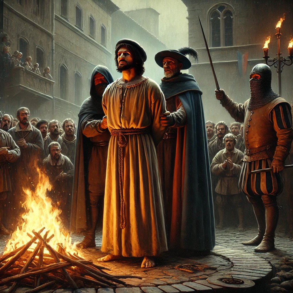 Giordano Bruno—a scientist and philosopher who supported the heliocentric model. His ideas opposed the Church, leading the Catholic Inquisition to declare him a heretic and burn him alive in 1600. His sacrifice for science and free thought remains unforgettable.

Follow me.