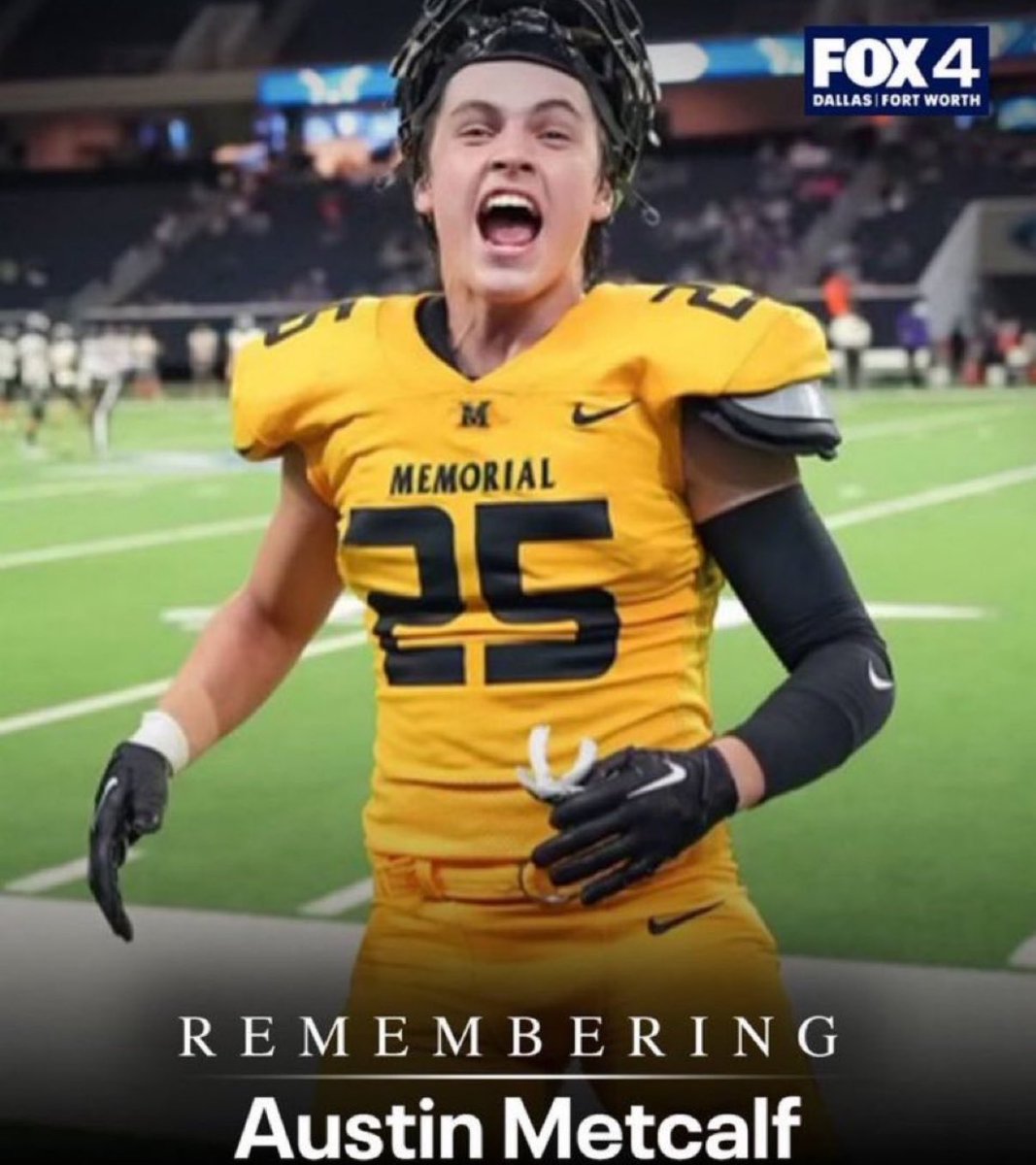 These are the kinds of posts I hate seeing Austin Metcalf 17 years old 4.0 gpa incredible athlete was tragically stabbed to death at a track meet he died in his twin brothers arms. This is the kind of stuff that really makes you open your eyes and realize how cruel this world is.