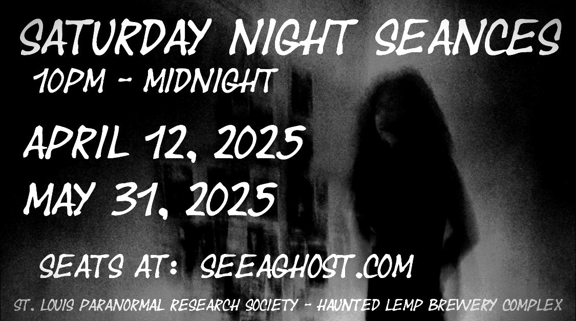 I am Psychic Medium Shannon Trump, and I invite you to take a seat at my Seance table to participate in an authentic Seance at St. Louis Paranormal Research Society's Seance Parlor located in the haunted Lemp Brewery Complex. Reserve seats at:  seeAghost.com
#paranormal