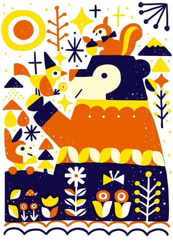 ma_ska_life's tweet image. フレスコで描きました。
可愛い✨
初めてベクターブラシを使いました。
サタケシュンスケさんの本（イラストテクニック）をお手本にしています。

#サタケシュンスケ
#fresco   #フレスコ