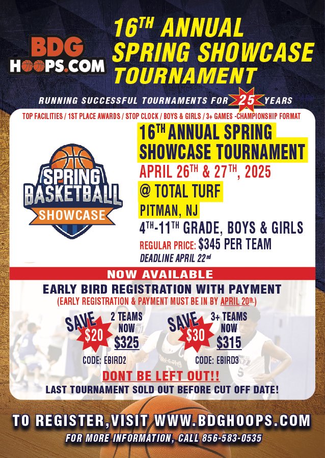 💥REGISTER NOW AT BDGHOOPS.COM it will sell out💥