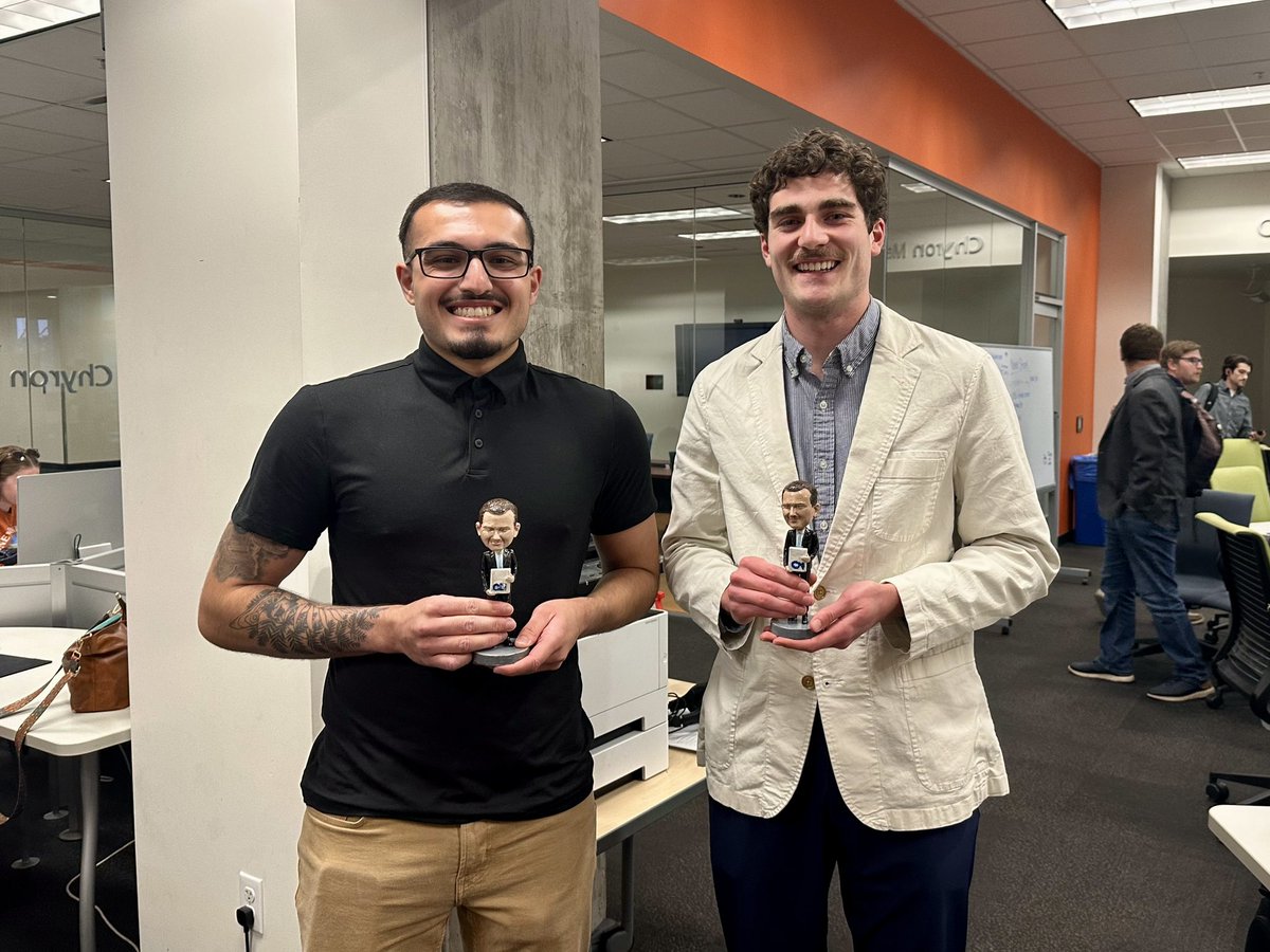 Maxwell Williams (@maxwilliams711) on Twitter photo I had the incredible honor of receiving a Wally Award today alongside <a href="/BenMunaweera12/">Benjamin Munaweera</a> for my recent <a href="/cronkitenews/">Cronkite News</a> and <a href="/sportscronkite/">Cronkite News: Phoenix Sports</a> work!
I am extremely grateful for all of my instructors and peers who have helped me this semester. I had the incredible honor of receiving a Wally Award today alongside <a href="/BenMunaweera12/">Benjamin Munaweera</a> for my recent <a href="/cronkitenews/">Cronkite News</a> and <a href="/sportscronkite/">Cronkite News: Phoenix Sports</a> work!
I am extremely grateful for all of my instructors and peers who have helped me this semester.
