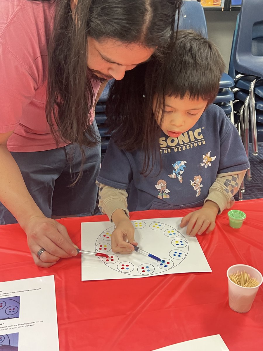 Happy STEAM Night, everyone!
We had so much fun making color wheels with you!! 🌈❤️