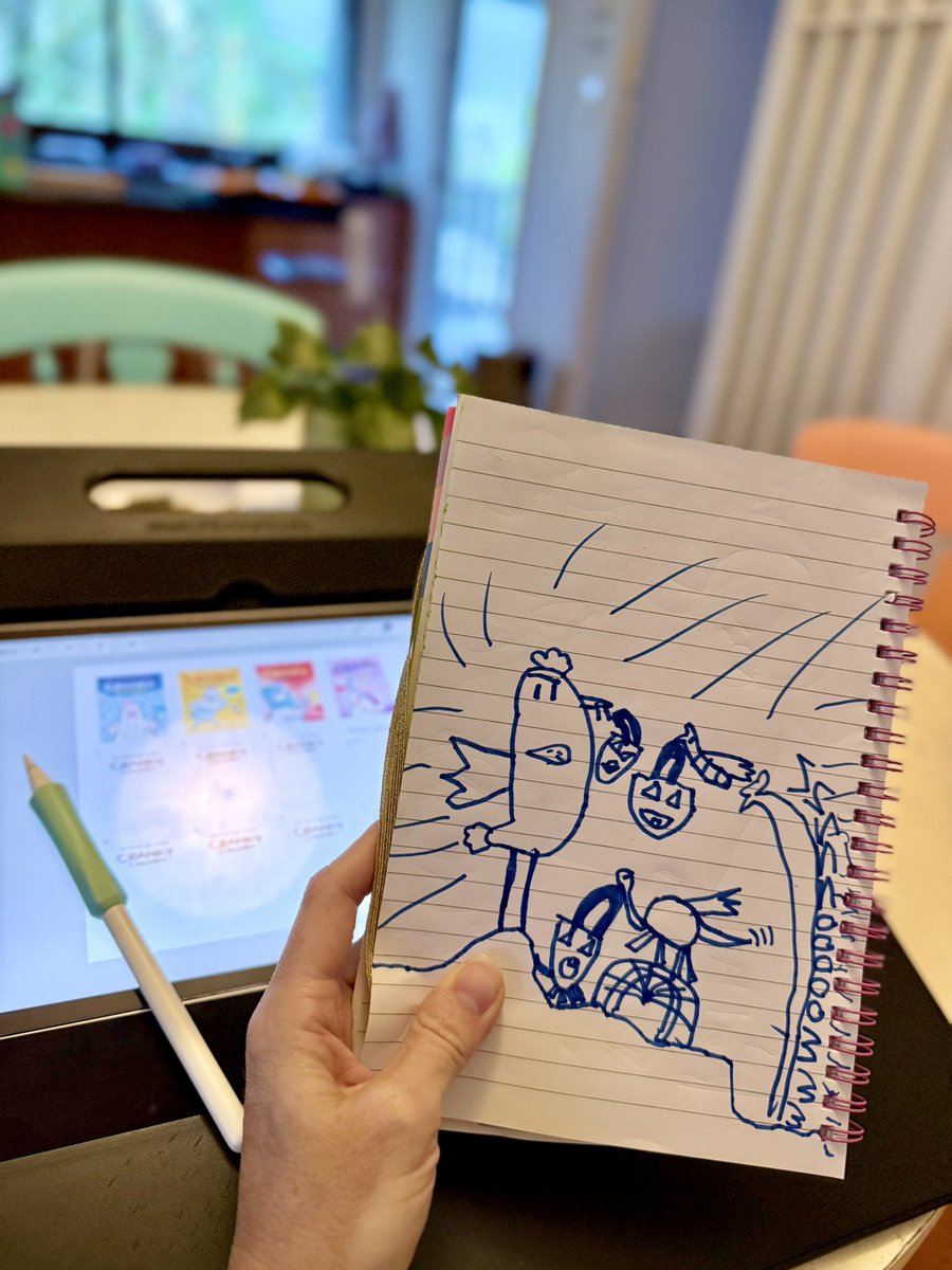 Katherine Battersby is in THE CRANKY-VERSE ππ (@kathbatt) on Twitter photo Iβm playing with covers for Cranky Chicken 5, which is exciting but also hard work. Little girl swooped in to save me from myself - she designed the cover for me! Her cranky fan art is seriously the best π§‘
<a href="/SimonKIDS/">Simon Kids</a> <a href="/SimonSchusterCA/">Simon & Schuster CA</a> #crankychicken Iβm playing with covers for Cranky Chicken 5, which is exciting but also hard work. Little girl swooped in to save me from myself - she designed the cover for me! Her cranky fan art is seriously the best π§‘
<a href="/SimonKIDS/">Simon Kids</a> <a href="/SimonSchusterCA/">Simon & Schuster CA</a> #crankychicken