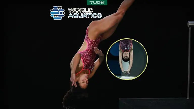 TUDNMEX's tweet photo. 🏊 #GabyAgundez y #AleEstudillo cumplen gran actuación en la plataforma de 10 metros
📲 https://t.co/vKPel9lNGJ
#UnitedByWater https://t.co/K71D83GB8n