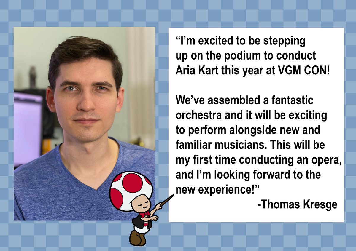SuperSmashOpera's tweet image. For @VGMCon , our previous Orchestra Director/Conductor, @DrThrex, was sadly unable to continue this journey with us, but has passed his baton into the capable hands of Thomas Kresge! Welcome to the team, @KresgeMusic :) #vgmcon #ARIAKART #supersmashopra
SuperSmashOpera.com