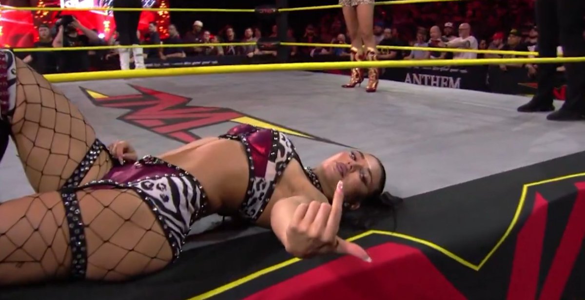 TheEWZine's tweet image. Even in TNA, @FallonHenleyWWE @jacyjaynewwe
@Jazmyn_nyx_wwe are greatness!!!
And MAIN EVENT GALS!!!

#TNAImpact #FatalInfluence