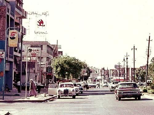 صورة توثيقية
بغداد في السبعينيات
منطقة المنصور في بغداد
#baghdad_salam 
#iraqesque