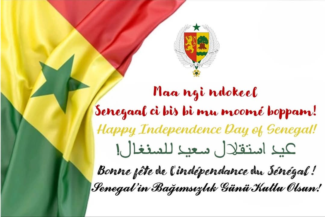 Ndokalé! Senegal'in 65. Bağımsızlık Yıldönümü Kutlu Olsun! 🇸🇳🇸🇳🇸🇳