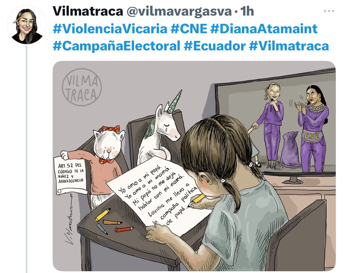 JAIGAL22's tweet photo. La organizaciones que defienden los derechos de los niños deben actuar de oficio e inmediatamente contra esta odiadora de menores @vilmavargasva.

Abominable!!!

. https://t.co/KoPAf2yOWa