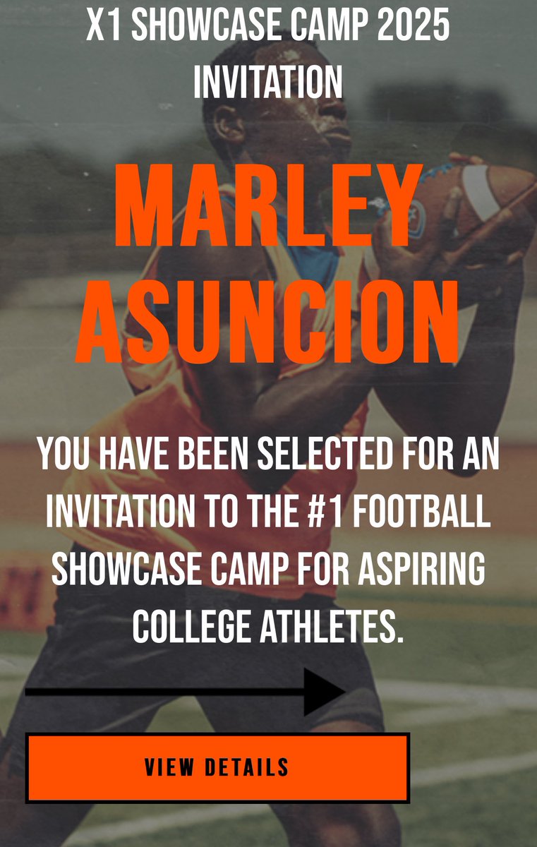 Blessed to be invited to the X1 showcase camp