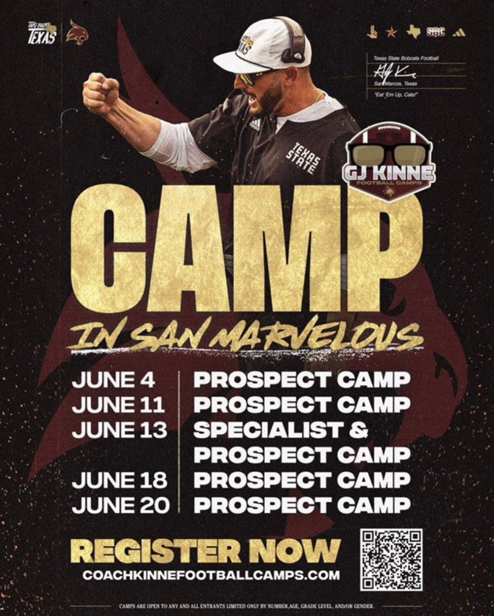 Arturo Ortiz (@turyortiz58) on Twitter photo Thank you <a href="/coach_tsmith17/">Tyler Smith</a> for inviting me to the Texas State Prospect Camp Can’t wait to see you there!!!
<a href="/GardinerKlay/">Coach KLAY Gardiner</a> <a href="/CoachRWarner/">Ryan Warner</a> <a href="/RecruitPHFB/">Pebble Hills HS Football Recruitment Page</a> <a href="/CoachLafaeleEse/">Lafaele Ese</a> <a href="/PebbleHHS_FB/">El Paso Pebble Hills High School Spartans Football</a> <a href="/PHills_HS/">Pebble Hills High School</a> Thank you <a href="/coach_tsmith17/">Tyler Smith</a> for inviting me to the Texas State Prospect Camp Can’t wait to see you there!!!
<a href="/GardinerKlay/">Coach KLAY Gardiner</a> <a href="/CoachRWarner/">Ryan Warner</a> <a href="/RecruitPHFB/">Pebble Hills HS Football Recruitment Page</a> <a href="/CoachLafaeleEse/">Lafaele Ese</a> <a href="/PebbleHHS_FB/">El Paso Pebble Hills High School Spartans Football</a> <a href="/PHills_HS/">Pebble Hills High School</a>