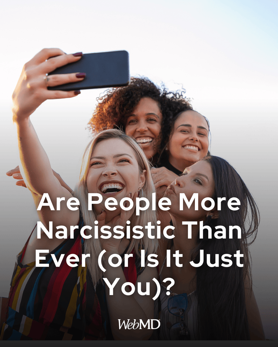 WebMD's tweet photo. How shifts in parenting styles, reality TV, and social media created a self-obsessed culture -- and why we should be worried: https://t.co/VX1eMXPq0o https://t.co/nDcXMrevOc
