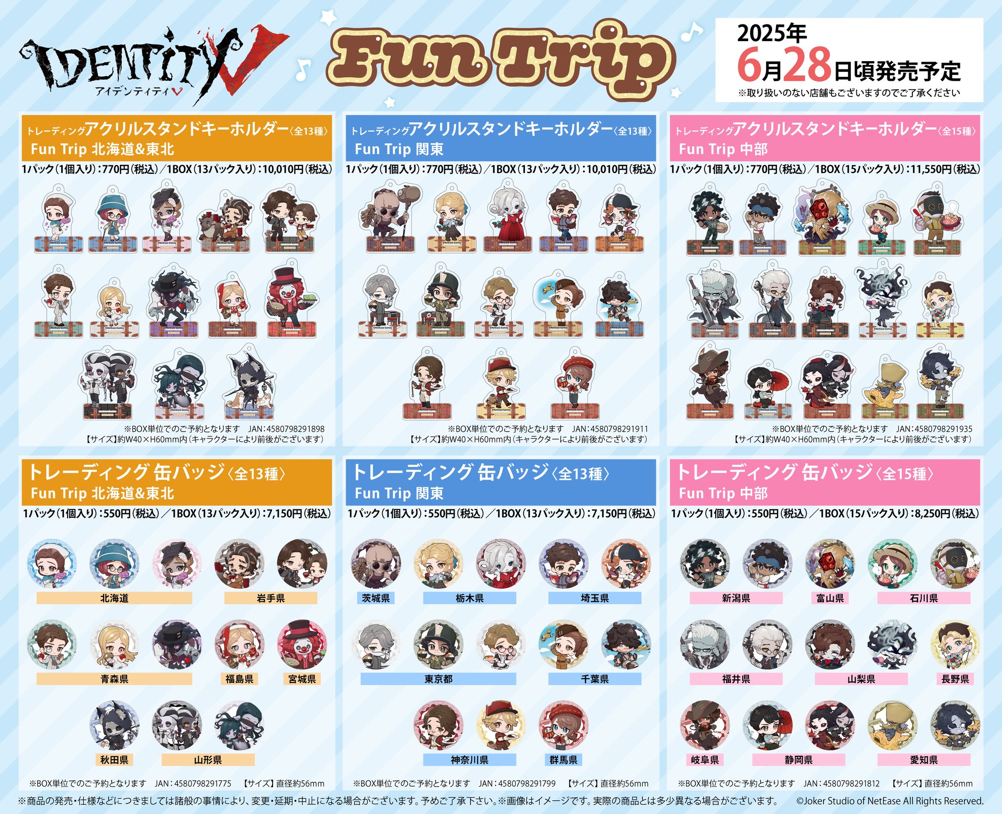 第五人格 患者 FunTrip セット フロンティアワークス グッズ制作 on X: 