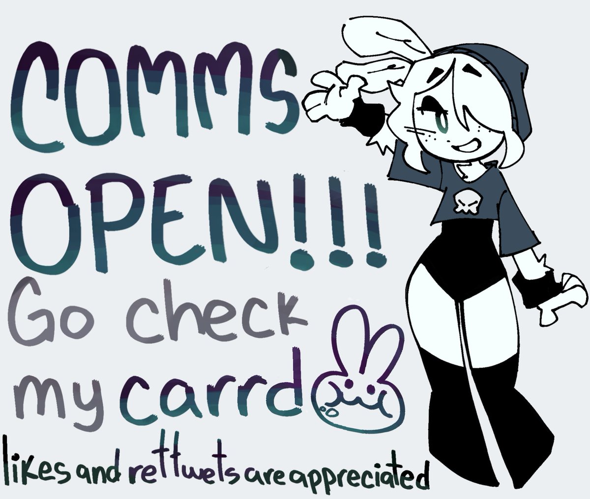 COMMISSIONS ARE NOW OPEN!!!!

Please contact me by md Twitter or My discord kopito_uwu