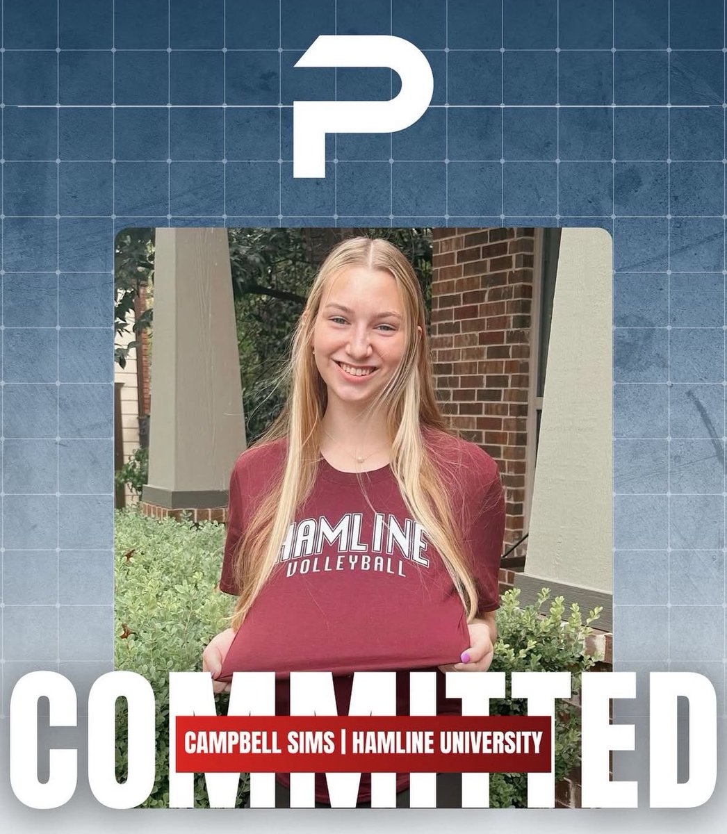 411Vball (@411vball) on Twitter photo COMMITMENT ALERT: Pin hitter Campbell Sims of <a href="/GreenhillATH/">Athletic Department</a> and <a href="/dallaspremier/">Dallas Premier</a> announces her commitment to <a href="/HUPipers/">Hamline Athletics</a>. COMMITMENT ALERT: Pin hitter Campbell Sims of <a href="/GreenhillATH/">Athletic Department</a> and <a href="/dallaspremier/">Dallas Premier</a> announces her commitment to <a href="/HUPipers/">Hamline Athletics</a>.
