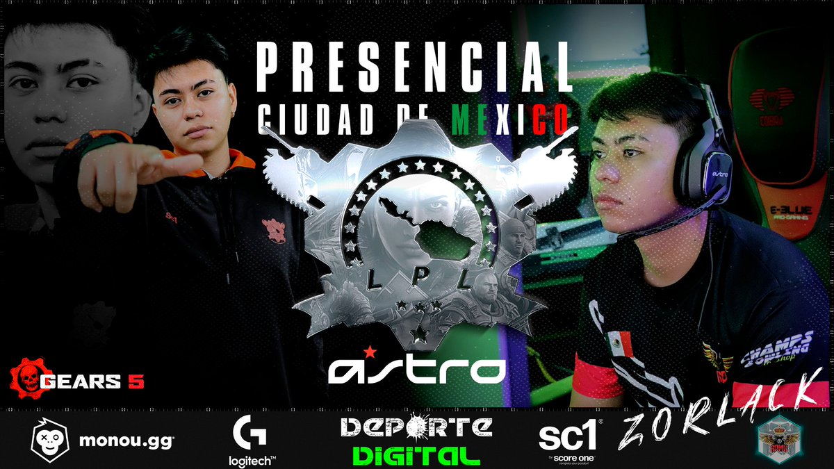 Deporte Digital 01 (@deportedigitalh) on Twitter photo PRESENCIAL CIUDAD DE MÉXICO 2vs2 BATTLE
Dentro de los mejores jugadores presentamos a <a href="/_Zorlack/">Zorlack</a> del equipo <a href="/TeamRDMK/">Team RDMK</a>
<a href="/GearsofWar/">Gears of War</a>
<a href="/GearsLATAM/">GearsLATAM</a>
<a href="/sc1mx/">score one 🎮 sc1</a>
<a href="/ASTROGaming/">ASTRO Gaming</a>
<a href="/Monougg/">Monou</a>
<a href="/LogitechG/">Logitech G</a> PRESENCIAL CIUDAD DE MÉXICO 2vs2 BATTLE
Dentro de los mejores jugadores presentamos a <a href="/_Zorlack/">Zorlack</a> del equipo <a href="/TeamRDMK/">Team RDMK</a>
<a href="/GearsofWar/">Gears of War</a>
<a href="/GearsLATAM/">GearsLATAM</a>
<a href="/sc1mx/">score one 🎮 sc1</a>
<a href="/ASTROGaming/">ASTRO Gaming</a>
<a href="/Monougg/">Monou</a>
<a href="/LogitechG/">Logitech G</a>