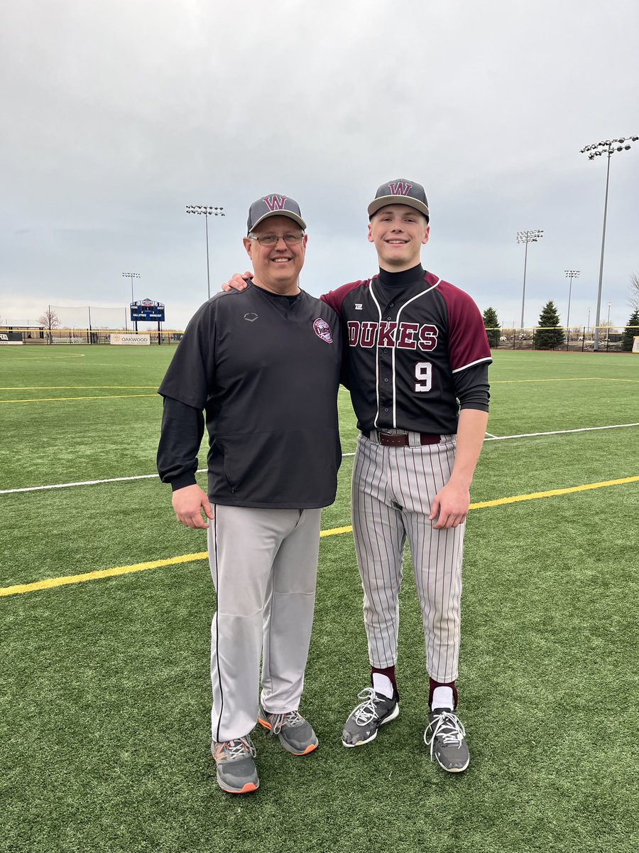 Wellington Dukes Baseball (@dukesbaseball21) on Twitter photo Absolute domination 💪is the only way to describe <a href="/JohnKinter5/">John Kinter</a> performance on the mound today! Kinter led the dukes on the bump with a no hitter in a 3-1 win 🏆
Kinter - 7IP, 0H, 0ER, 2BB, 19K’s
Multi hit guys
Kehl - 2/4, 5TB, 1RBI
Moore - 2/4, 1RBI, 1R
Sheppard - 2/4, 1R Absolute domination 💪is the only way to describe <a href="/JohnKinter5/">John Kinter</a> performance on the mound today! Kinter led the dukes on the bump with a no hitter in a 3-1 win 🏆
Kinter - 7IP, 0H, 0ER, 2BB, 19K’s
Multi hit guys
Kehl - 2/4, 5TB, 1RBI
Moore - 2/4, 1RBI, 1R
Sheppard - 2/4, 1R