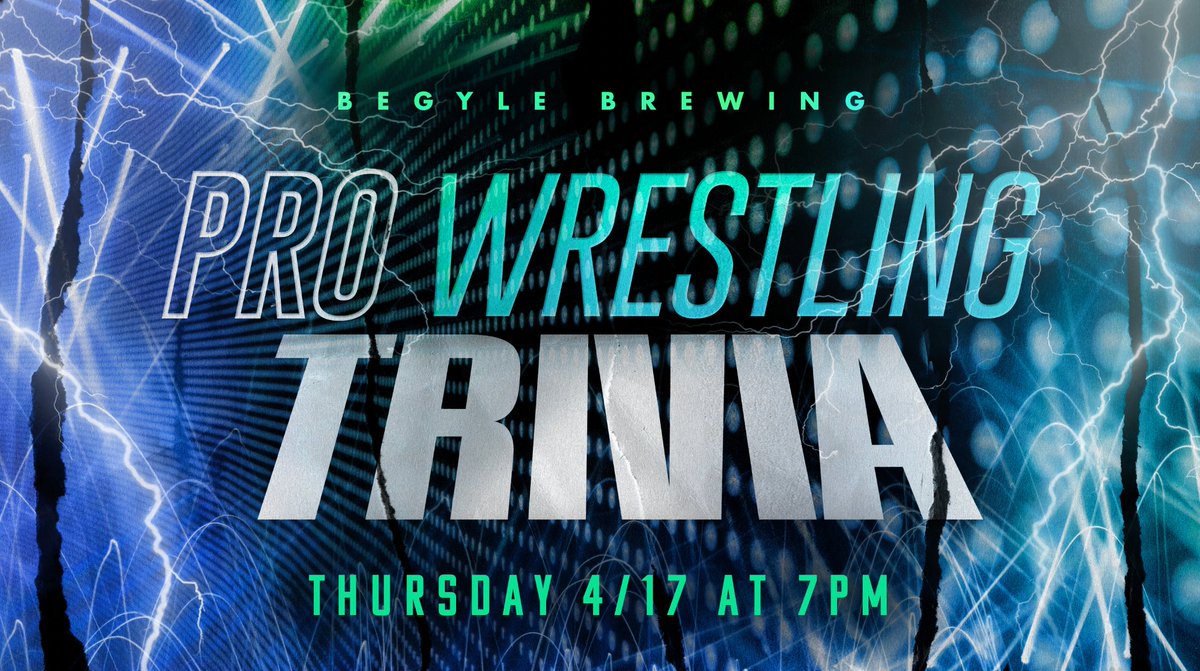 In exactly 2 weeks, our Pro Wrestling Trivia series returns!🔥
 
Follow the link to RSVP and for details...
tinyurl.com/4926dv2p

#WrestleMania #WrestlemaniaXL #begylebrewing #chicagobeer