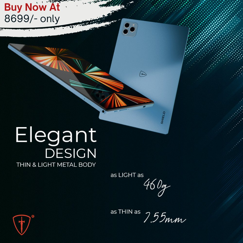 Tiitanindia's tweet image. With Android 14 and 6GB of RAM, the Shield Tab 10.1-inch offers smooth performance!

Buy on Flipkart: bit.ly/41AHpAM
.
.
#shieldtablet #technology #gadgets #android14 #tablets #tiitan #ipsdisplay #electronic #andriodtablets