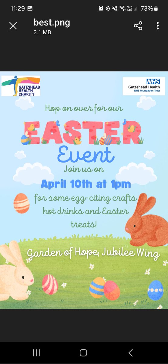 Julia nevin (@julianev1989) on Twitter photo 🐣Easter Event in the Garden of Hope,
Jubilee Wing . 🐣
Staff, Patients and Visitors all welcome to come along and explore the beautiful New Garden created for Patients and their loved ones.
Hope to see you there for tea and scones 💛 <a href="/Gateshead_NHS/">Gateshead Health NHS Foundation Trust</a> 🐣Easter Event in the Garden of Hope,
Jubilee Wing . 🐣
Staff, Patients and Visitors all welcome to come along and explore the beautiful New Garden created for Patients and their loved ones.
Hope to see you there for tea and scones 💛 <a href="/Gateshead_NHS/">Gateshead Health NHS Foundation Trust</a>