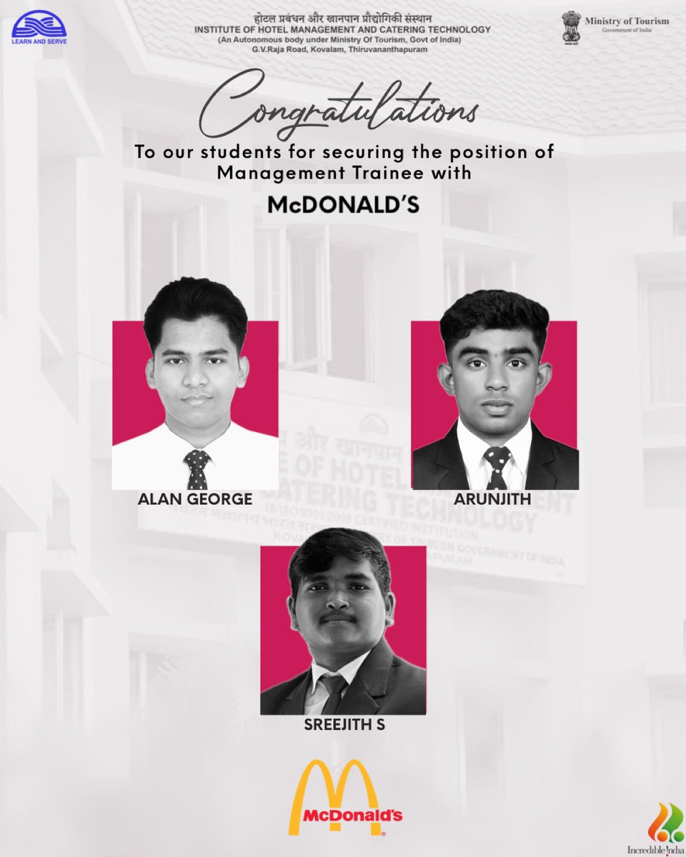 IHMCT THIRUVANANTHAPURAM (@ihm_trivandrum) on Twitter photo 