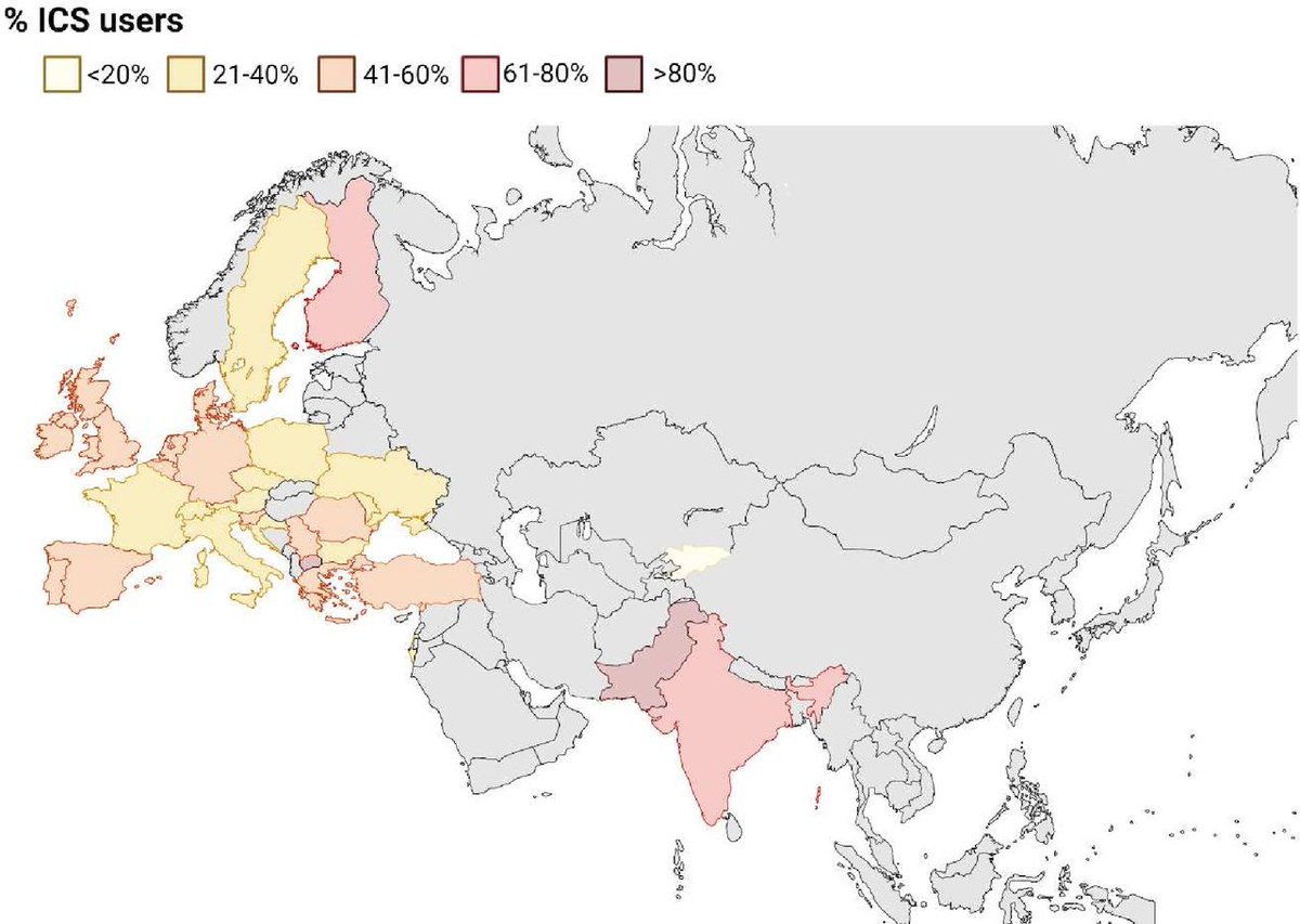 Use of inhaled corticosteroids in bronchiectasis: data from the European Bronchiectasis Registry (EMBARC) thorax.bmj.com/content/early/…  @michalshteinbe1, @profjdchalmers