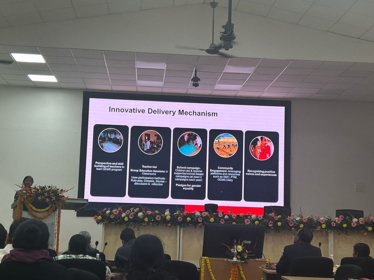 ICRW Asia (@icrwasia) on Twitter photo On March 21st, 2025, ICRW hosted a dissemination event titled ‘Changing Norms, Empowering Lives: Gender Transformative School Programs in Action’ at the <a href="/JepcJharkhand/">JEPC Jharkhand</a> Conference Hall, Ranchi, to share learnings from our flagship program, GEMS.
#ICRW #GEMS #Jharkhand On March 21st, 2025, ICRW hosted a dissemination event titled ‘Changing Norms, Empowering Lives: Gender Transformative School Programs in Action’ at the <a href="/JepcJharkhand/">JEPC Jharkhand</a> Conference Hall, Ranchi, to share learnings from our flagship program, GEMS.
#ICRW #GEMS #Jharkhand