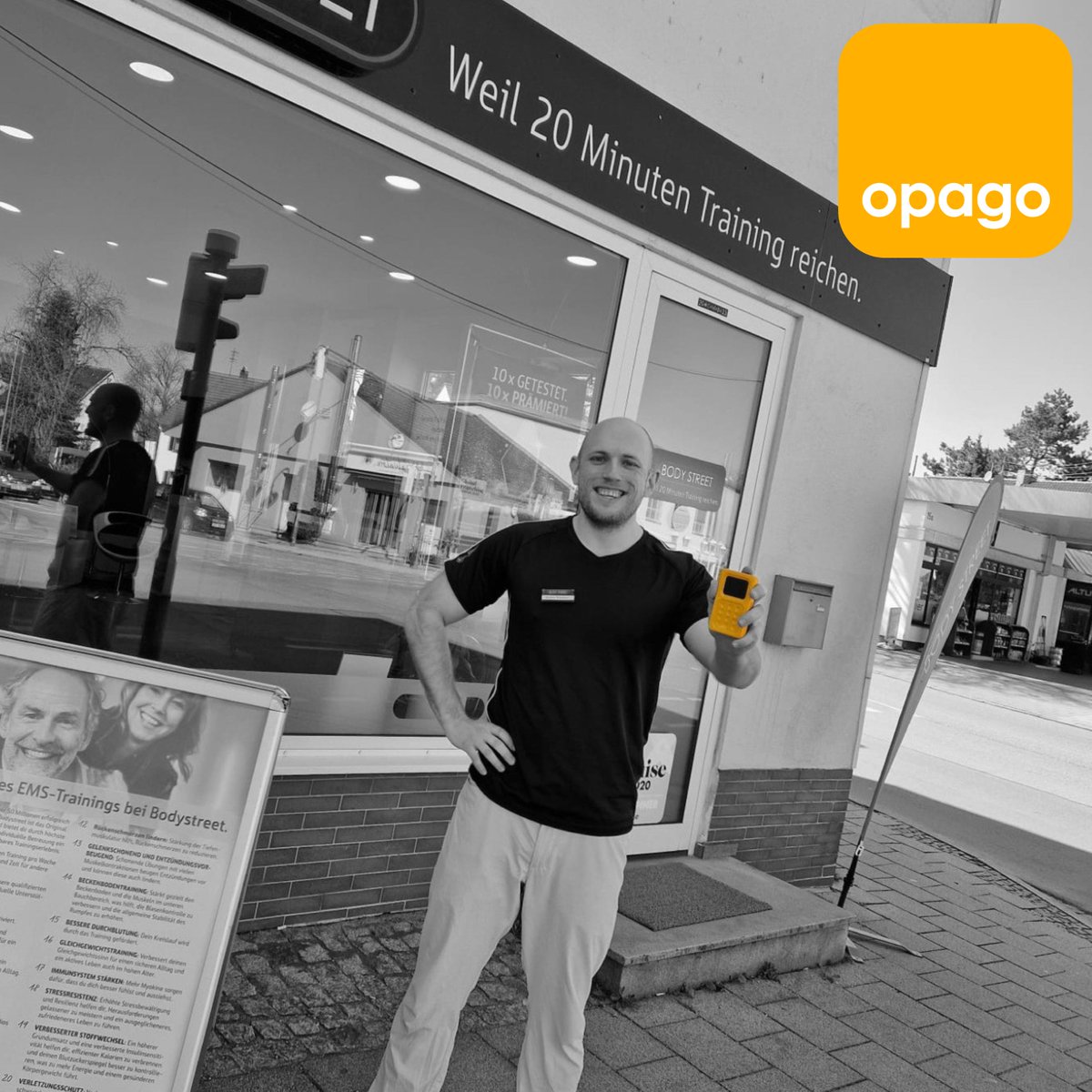 Bodystreet Neusäß now accepts Bitcoin Lightning payments via <a href="/OpagoPay/">OPAGO</a>. As an EMS fitness studio, it specializes in efficient training through Electrical Muscle Stimulation. With just 20 minutes of personal training per week, members can achieve their fitness goals.

📍Hauptstr.