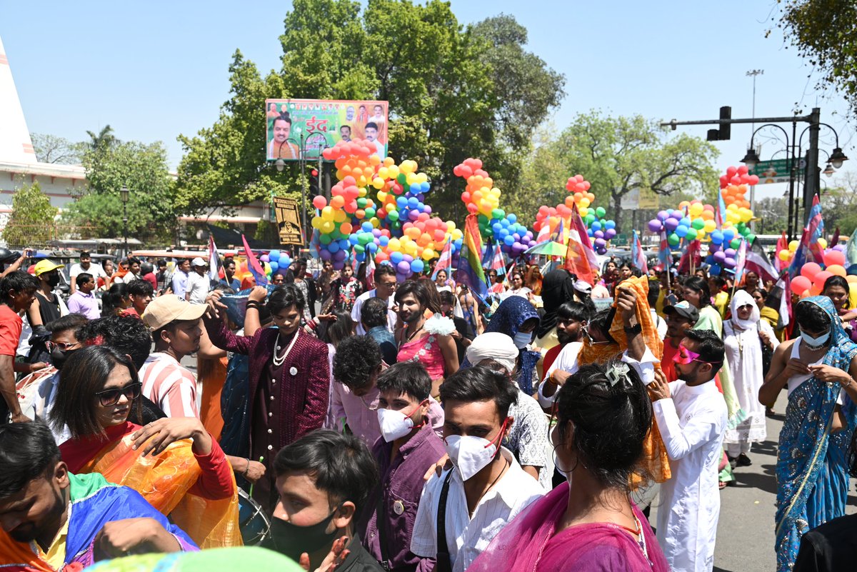 SatrangiSalamSS's tweet image. Prayagraj first LGBTQ+ Pride Parade 31 March 2025