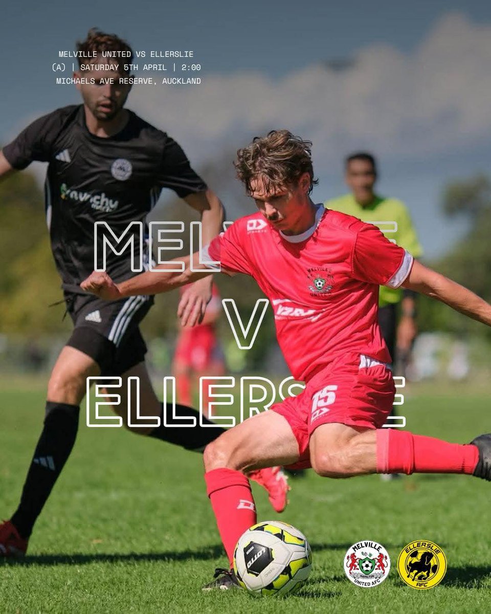 Melville United (@melvilleunited) on Twitter photo NRFL Championship Round 3
Melville United visits Michaels Ave as they take on <a href="/EllerslieAFC/">Ellerslie AFC</a>
🗓 Saturday 5th April
🏟 Michaels Ave
⏰ First Team 2PM | Under 23’s 11:30 PM
🔴⚪🔴⚪
#Prideofthewaikato
#COMEONYOUREDS NRFL Championship Round 3
Melville United visits Michaels Ave as they take on <a href="/EllerslieAFC/">Ellerslie AFC</a>
🗓 Saturday 5th April
🏟 Michaels Ave
⏰ First Team 2PM | Under 23’s 11:30 PM
🔴⚪🔴⚪
#Prideofthewaikato
#COMEONYOUREDS
