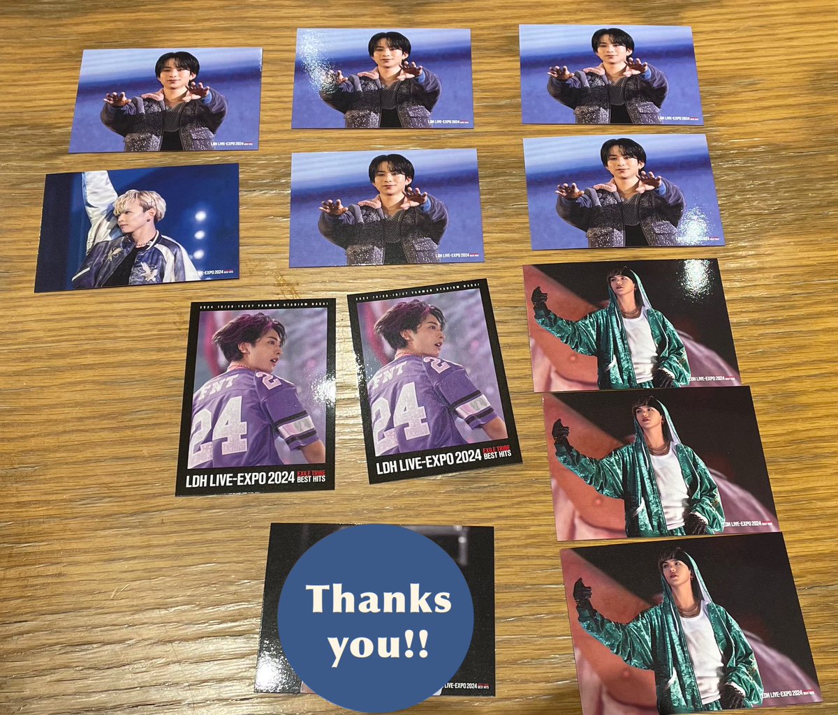LDH LIVE EXPO 2024 
コラボカフェ グッズ フォトカード 交換  Fantastics
譲）佐藤大樹、澤本夏輝、中島颯太、木村慧人
求）瀬口黎弥、堀夏喜（横）八木勇征（横）
お気軽にお声掛けお待ちしております🙇‍♀️