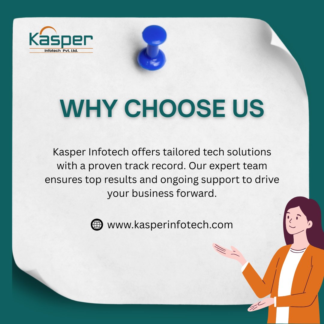 Empowering Your Business with Innovative Tech Solutions – Kasper Infotech
#TechInnovatio #ITServices #BusinessGrowth #DigitalTransformation #TechSolutions
#KasperInfotech #FutureOfTech #SecureSolutions #SmartBusiness #TechExperts