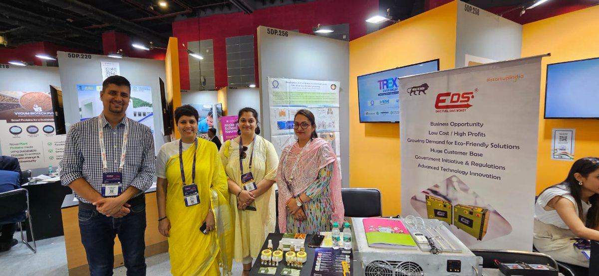 🚀 TBI IISER Mohali is live at #StartupMahakumbh2025!

Day 1 kicked off with 🔥 energy—our startups are showcasing innovations, meeting investors &amp; exploring big opportunities!

📍 Booth 5DP.256 | Hall 5
Join us on this journey of science &amp; entrepreneurship!